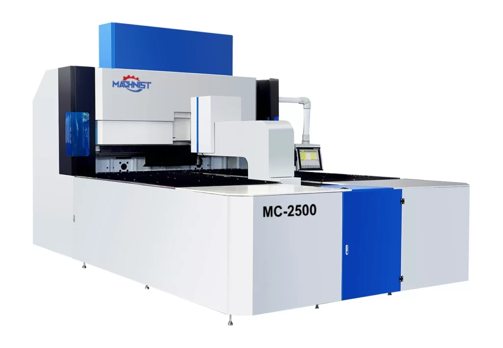 Automated panel bender shaping metal sheets with precision.