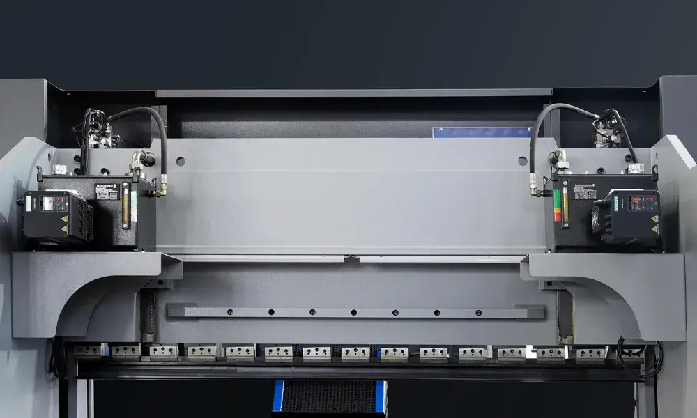 oil-electric hybrid press brake double/dual servo pump controlled press brake form machnist