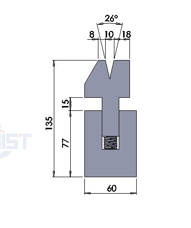 Hydraulic brake press tools - Flattening tooling 263