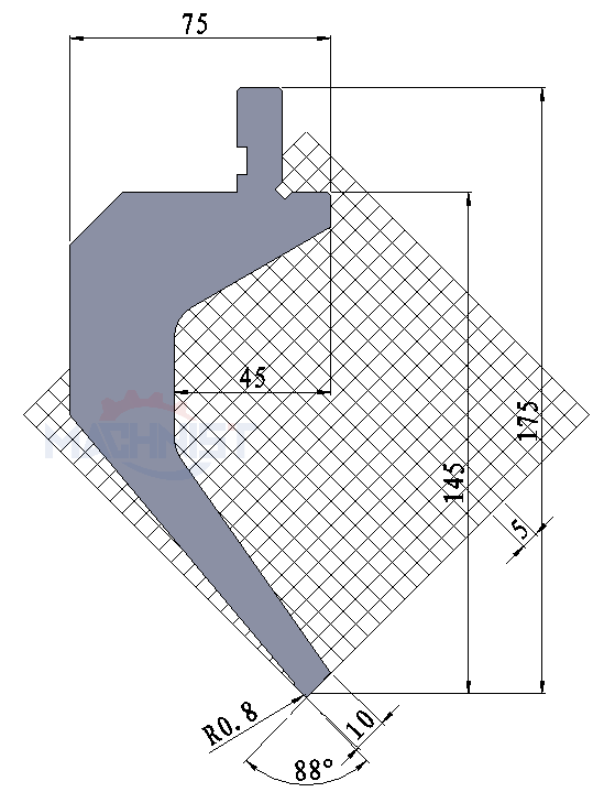 machnist gooseneck punch Code：141 Max Tons t/m:50​