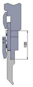 cnc press brake pucnh Mechanical rapid clamping​ Suited to 50t~160t machines installing of Europe type punch