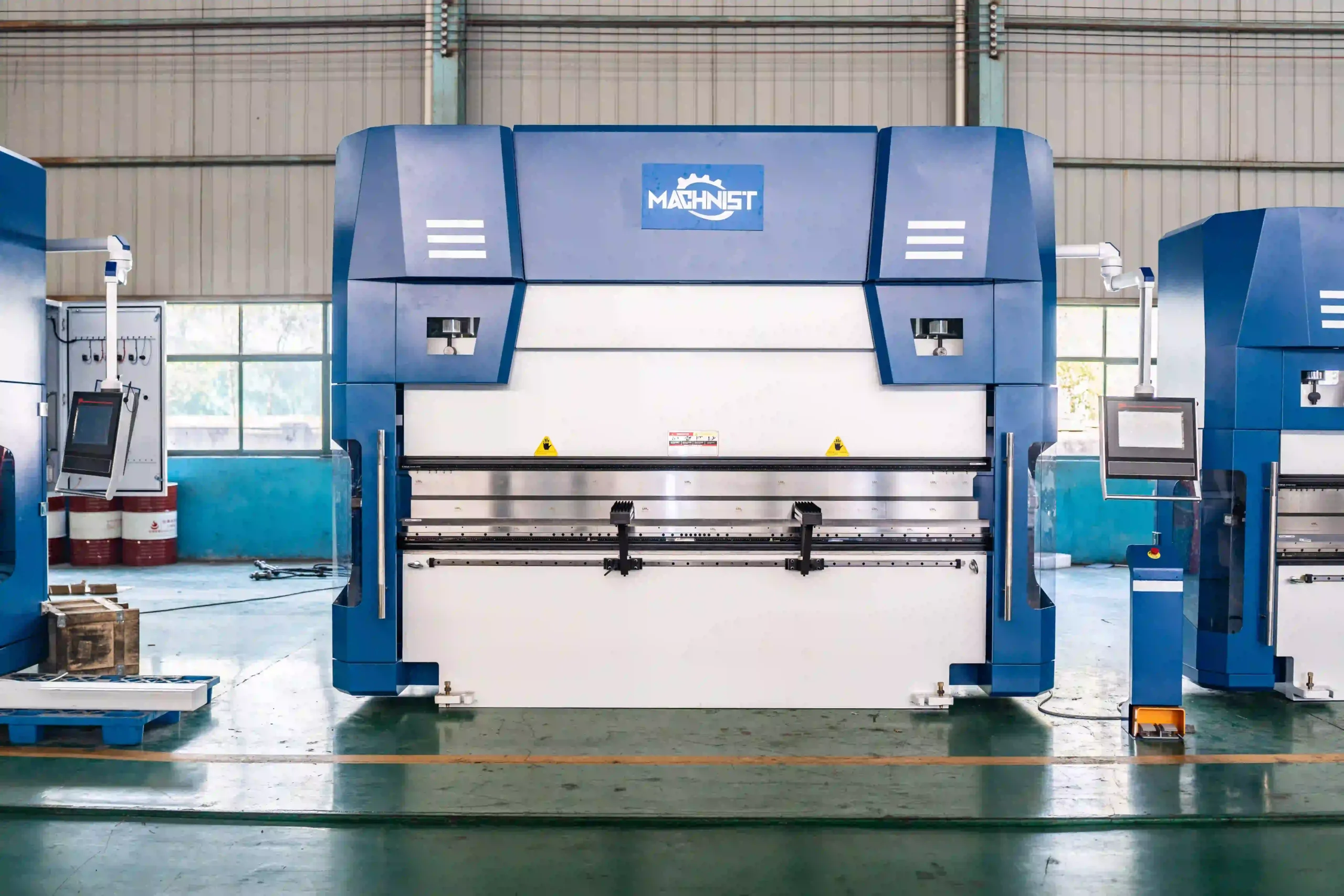 MACHNIST CNC press brake prepared for metal sheet bending production