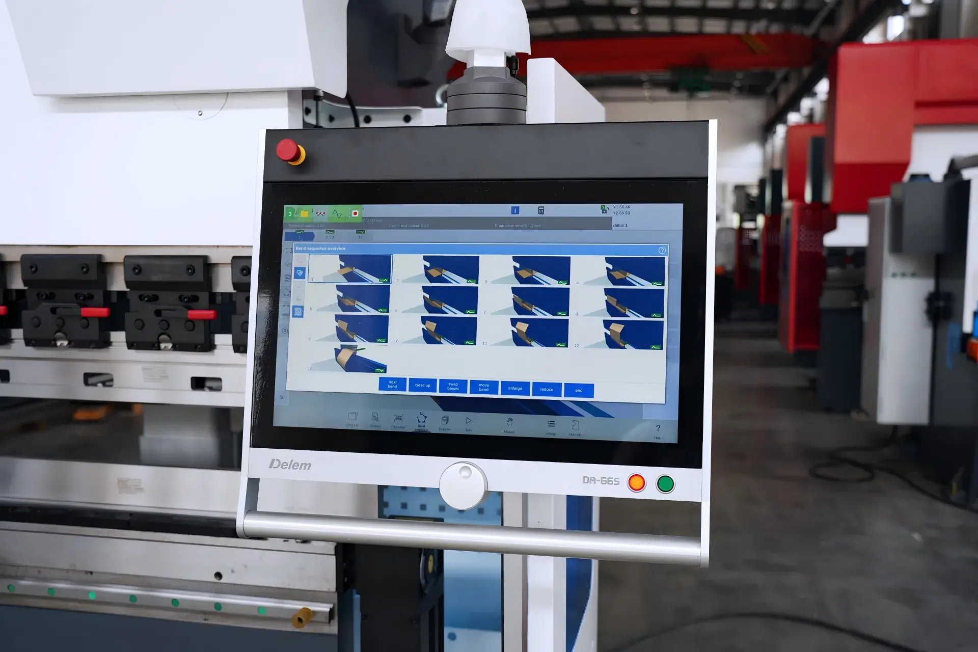 delem-da-66s-control machnist press brake machine
