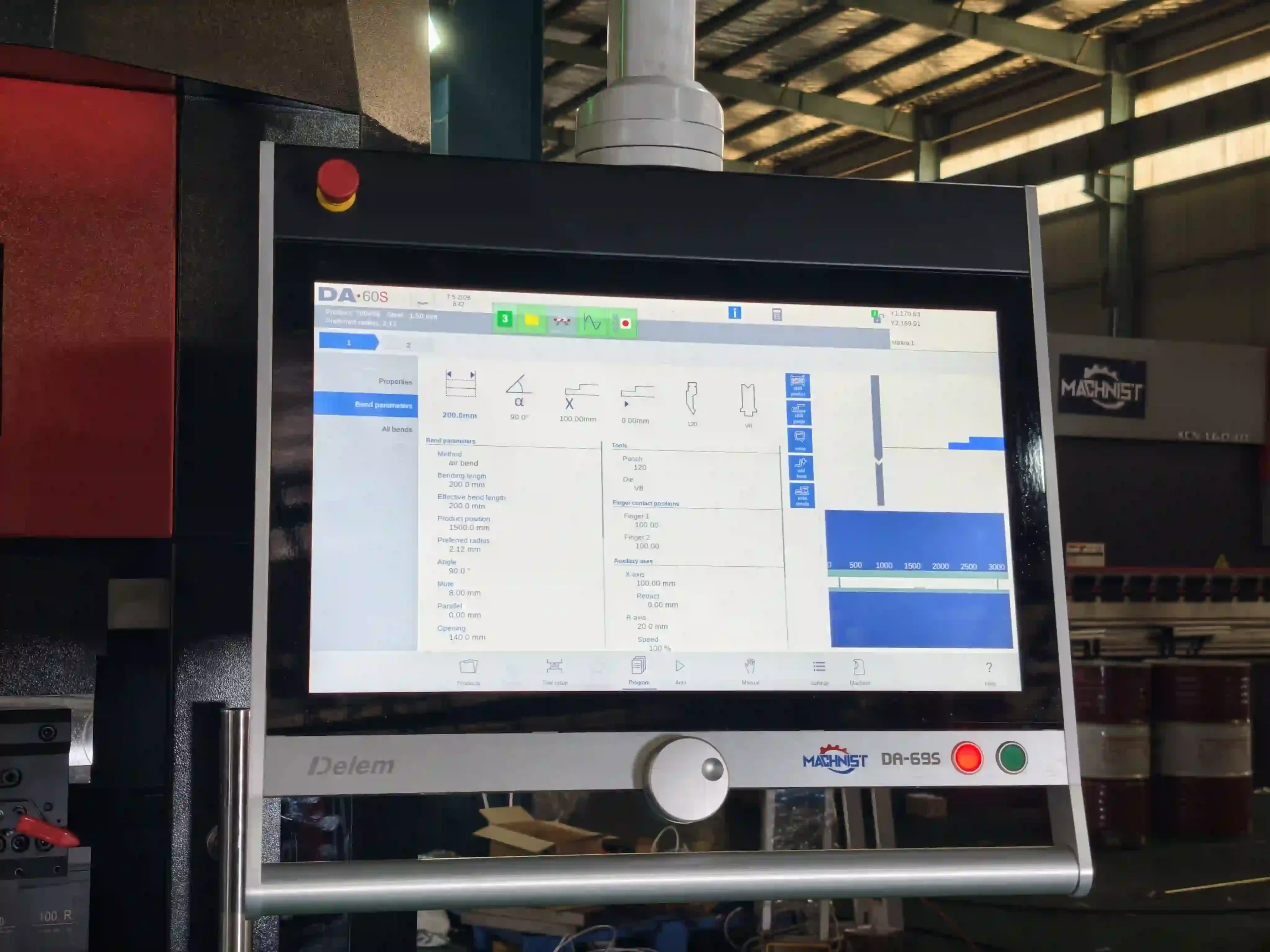 delem DA69S cnc press brake controller