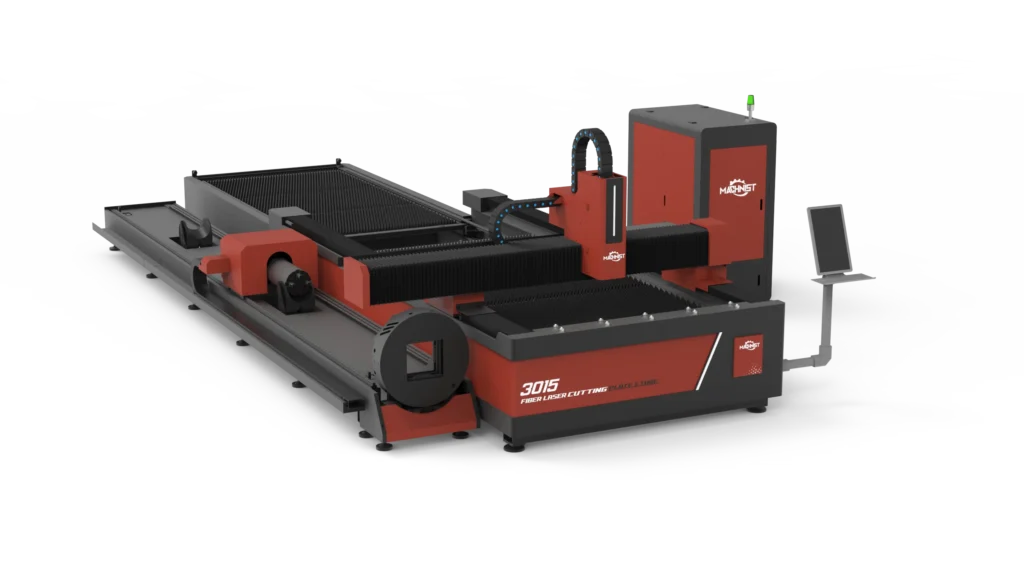 machnist pipe & sheet combo laser cutting machine